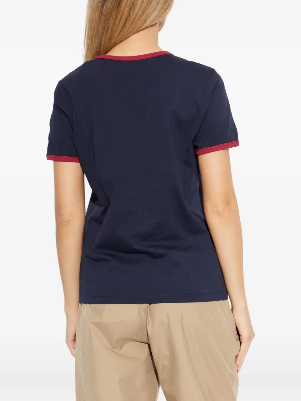 Moncler Pocket-Ringer T-shirt Blauw