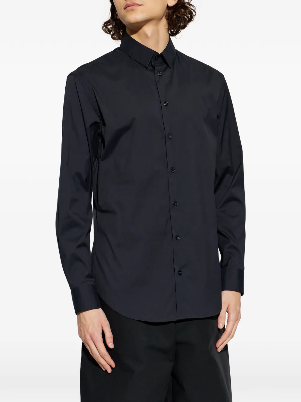 Giorgio Armani Overhemd Blauw