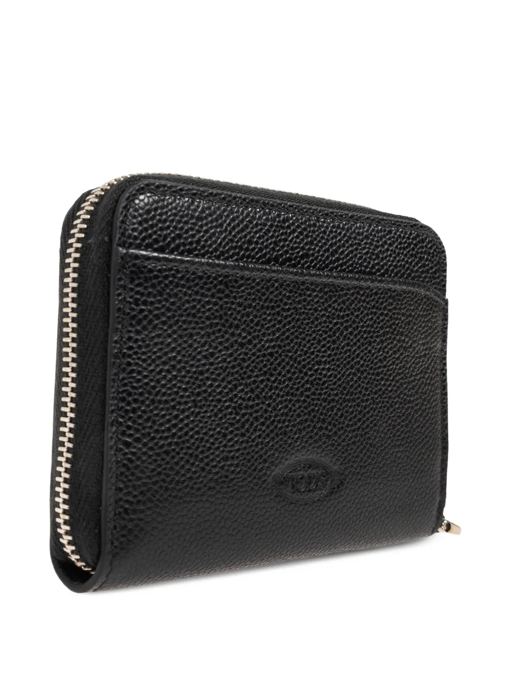 Tod's Pasjeshouder met logo-applicatie Zwart