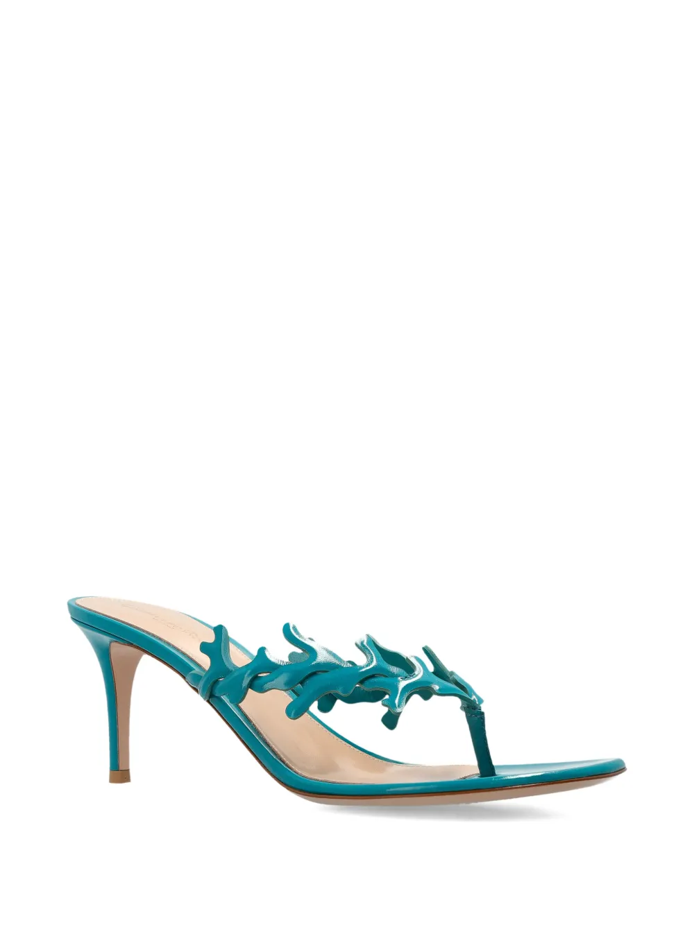 Gianvito Rossi cutout heel sneakers Blauw