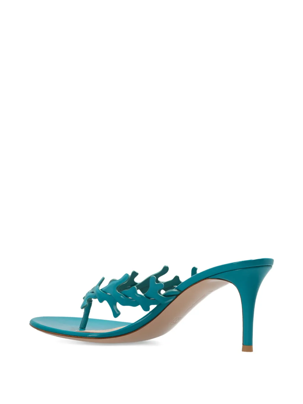 Gianvito Rossi cutout heel sneakers Blauw