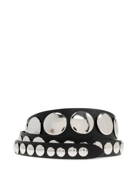 IRO studded leather belt