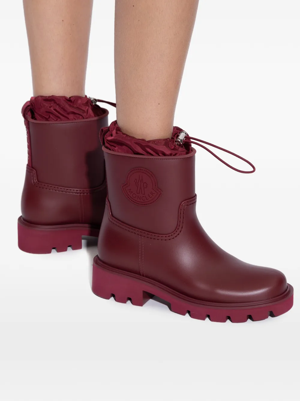 Moncler Kickstream rain boots Rood