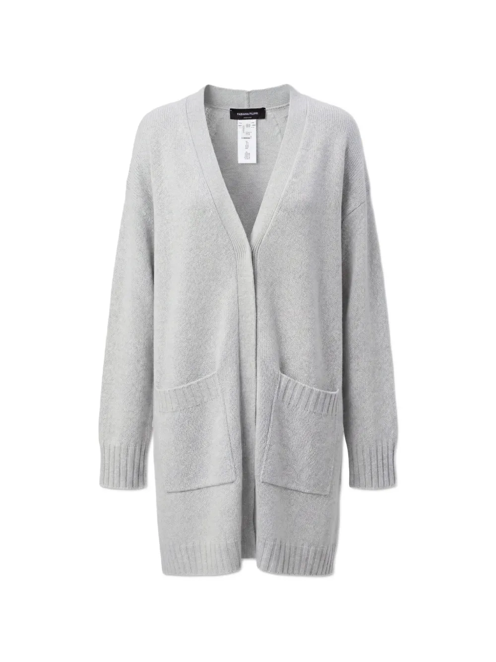 Fabiana Filippi patch-pockets cardigan - Grigio