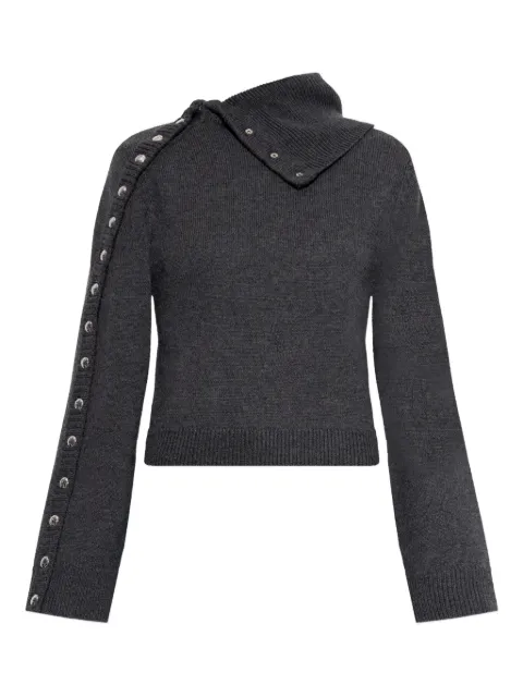 IRO suéter con botones y cuello de tortuga