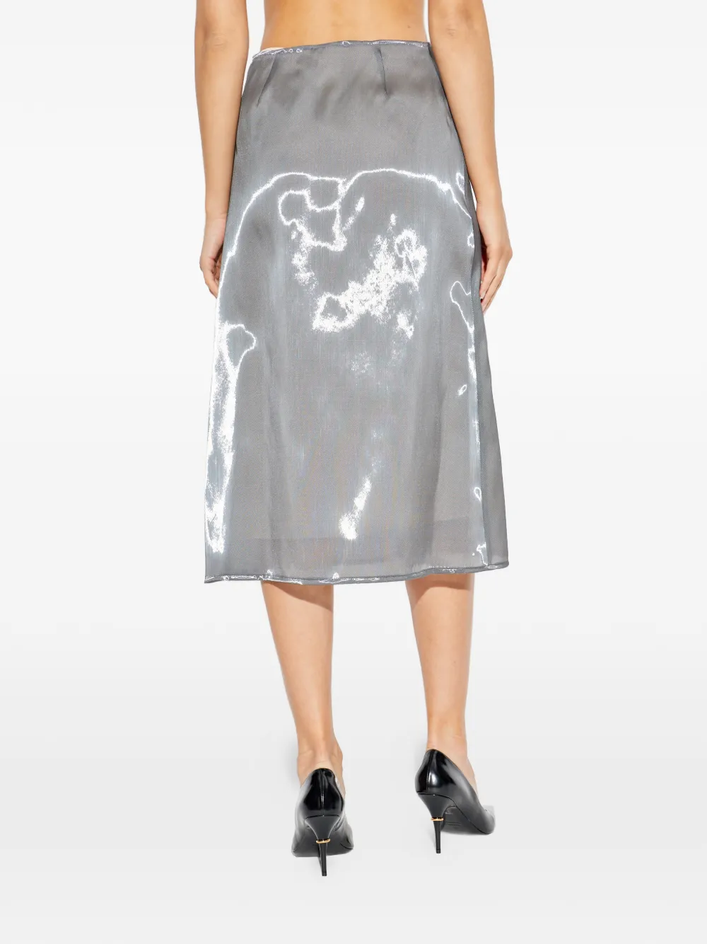 Fabiana Filippi Rok met metallic effect Grijs