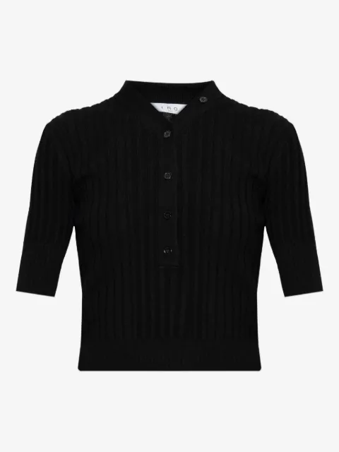 IRO button ribbed sweater