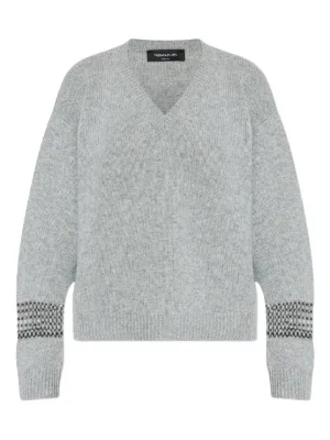 Jil Sander Vネック セーター | グレー | FARFETCH JP