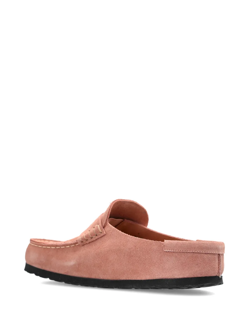 Birkenstock Naples suède gewikkelde muiltjes Roze