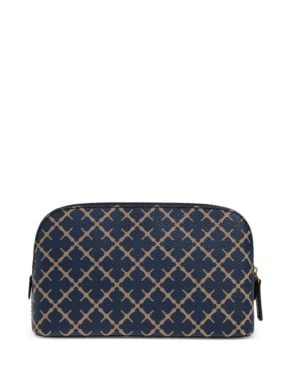 By Malene Birger patterned zip-closure make up bag - Blu