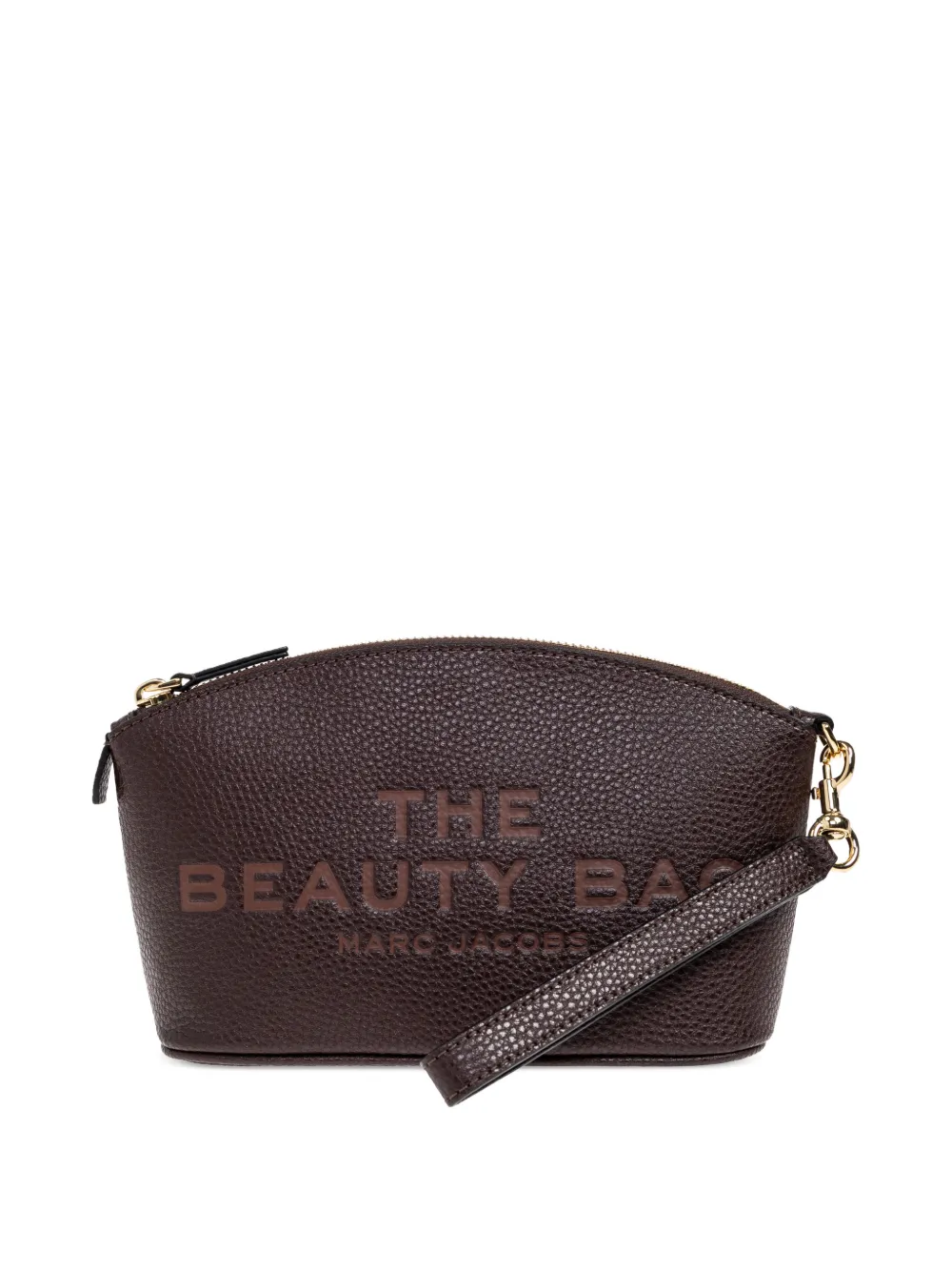 Marc Jacobs The Beauty Bag leather beauty case - Marrone