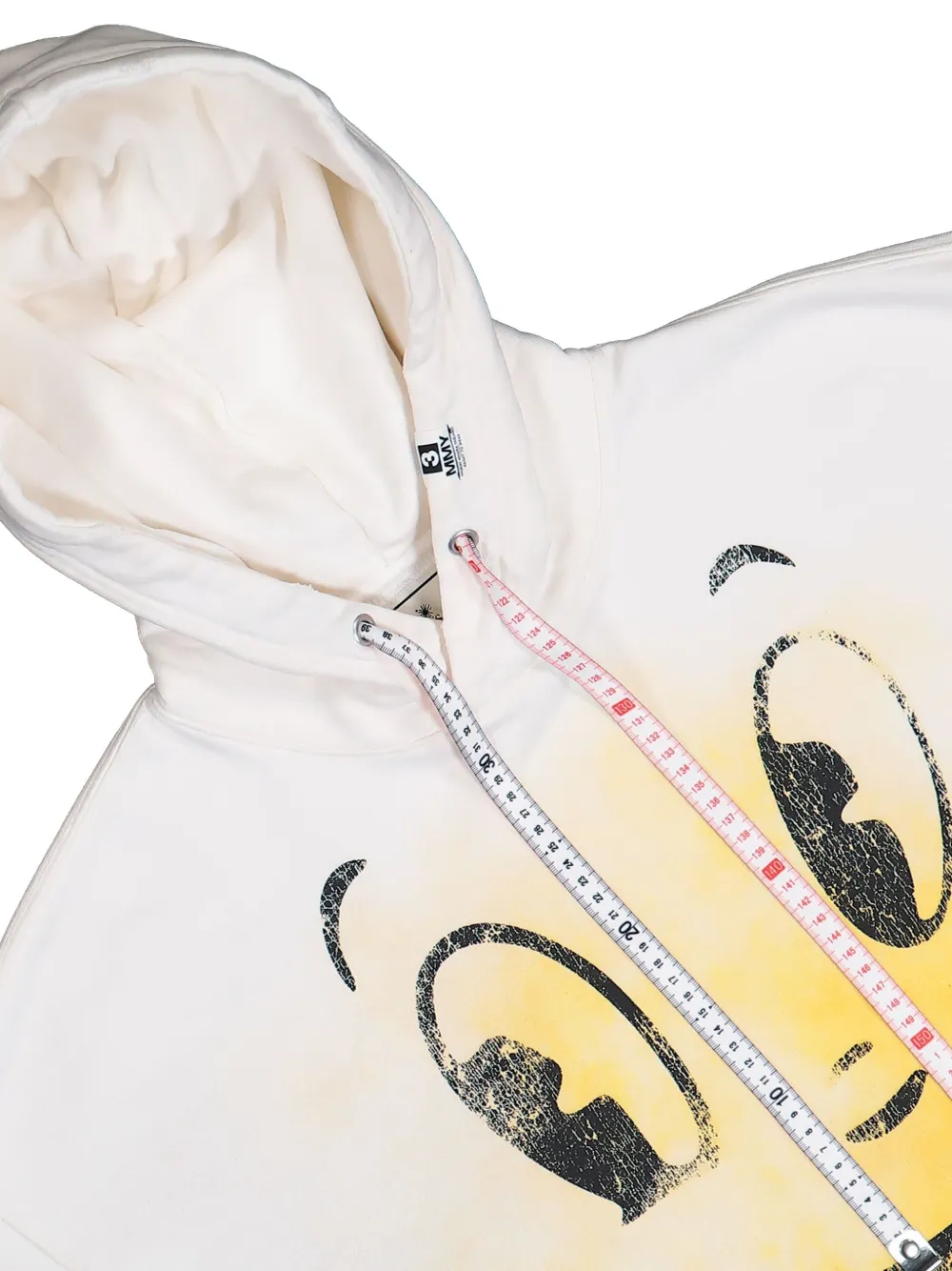 printed distressed Hoodie
