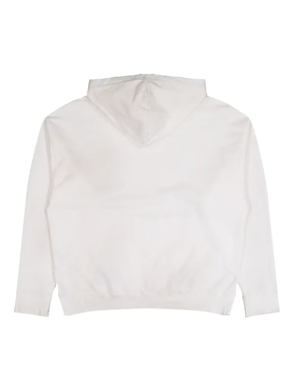 MAISON MIHARA YASUHIRO パーカー　ホワイト　44 Maison MIHARA YASUHIRO ダメージ パーカー | ホワイト | FARFETCH JP