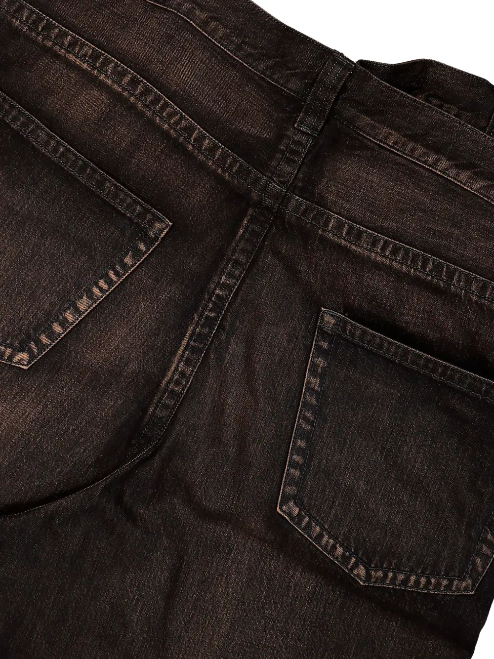 Maison MIHARA YASUHIRO Jeans met zak Bruin