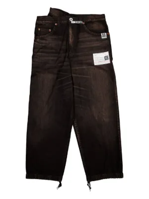 Maison MIHARA YASUHIRO パッチワーク ジーンズ | ブラック | FARFETCH JP