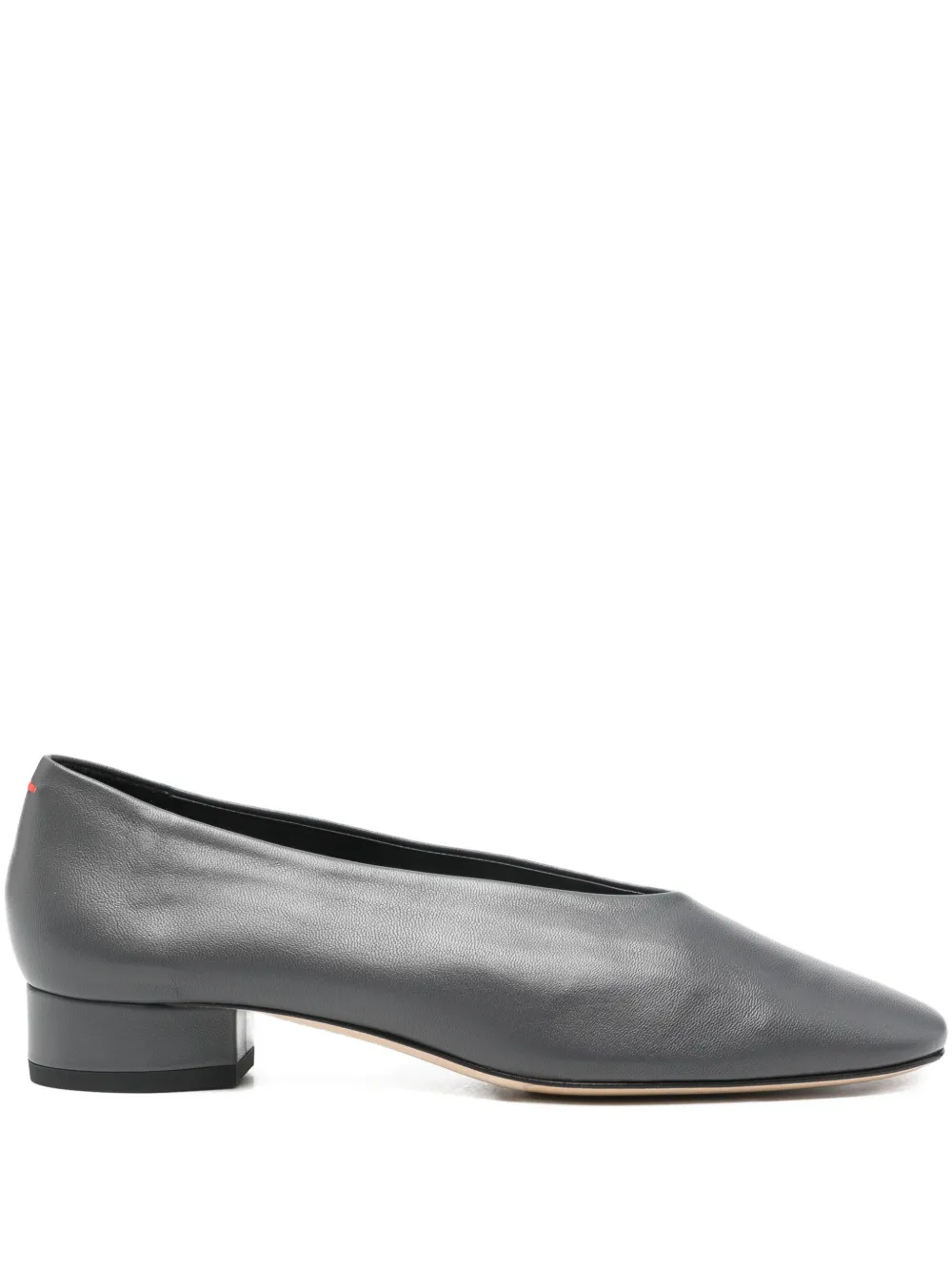 Aeyde Delia almond-toe pumps Grijs