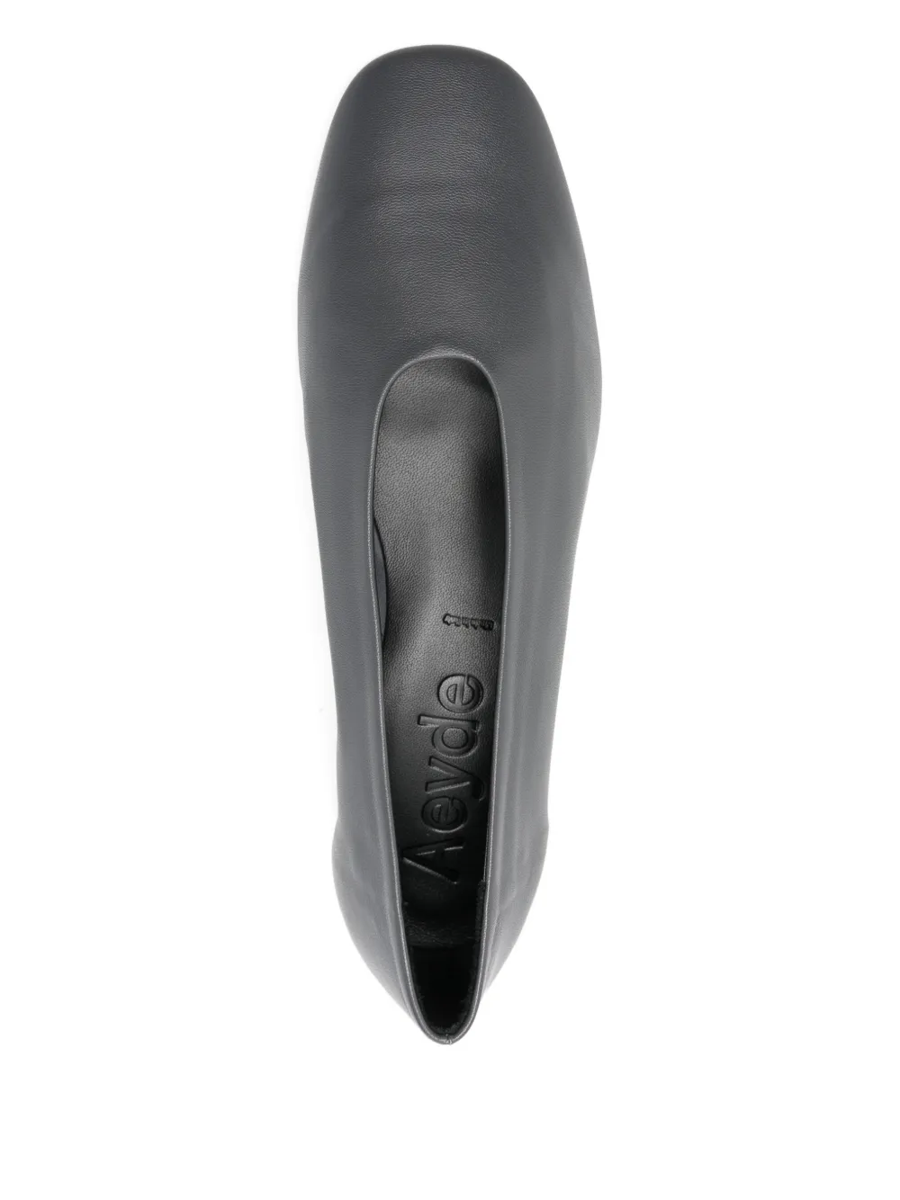 Aeyde Delia almond-toe pumps Grijs