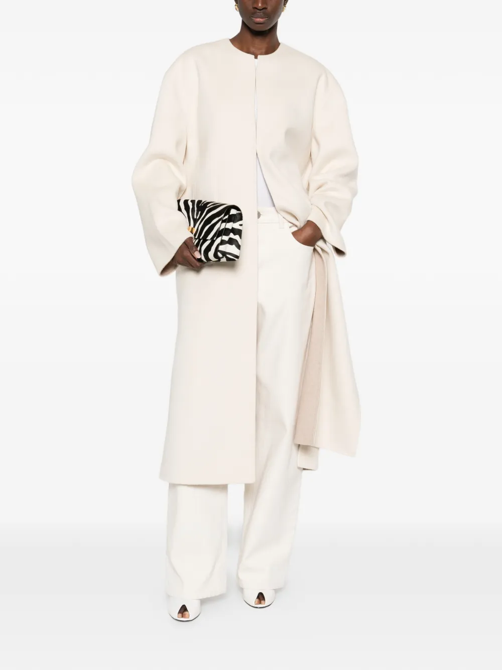 Round-Neck Coat
