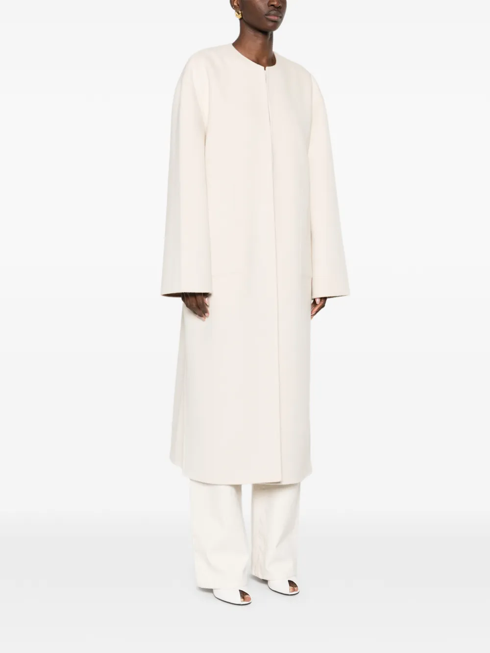 Round-Neck Coat