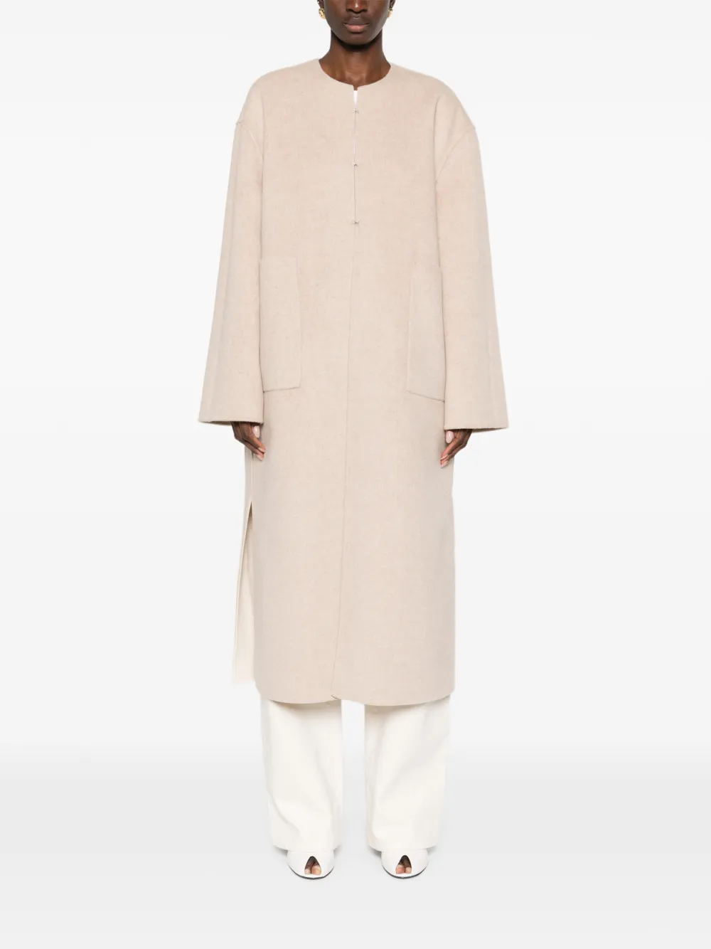 Round-Neck Coat