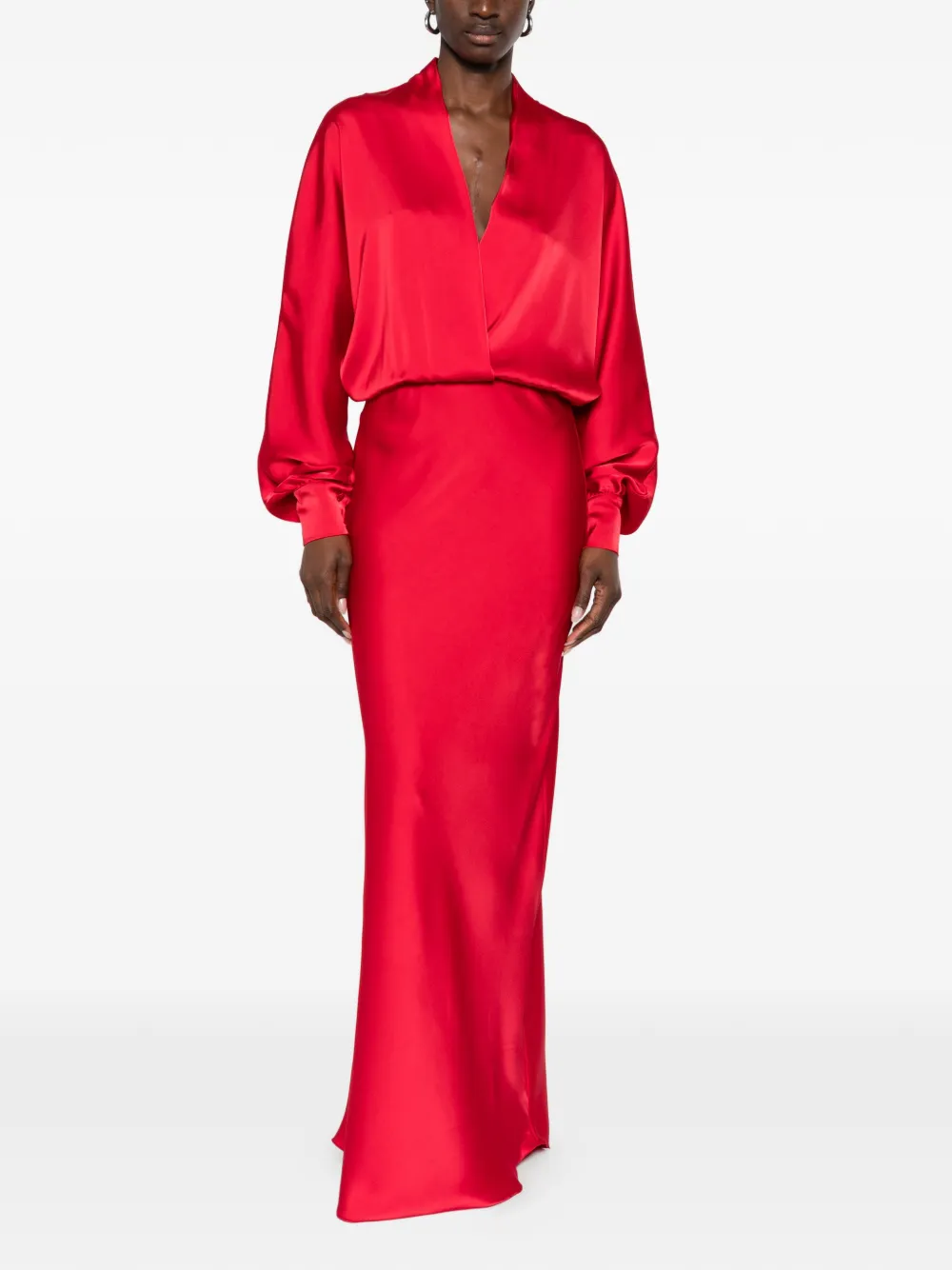 Atu Body Couture long-sleeve midi dress - Rood