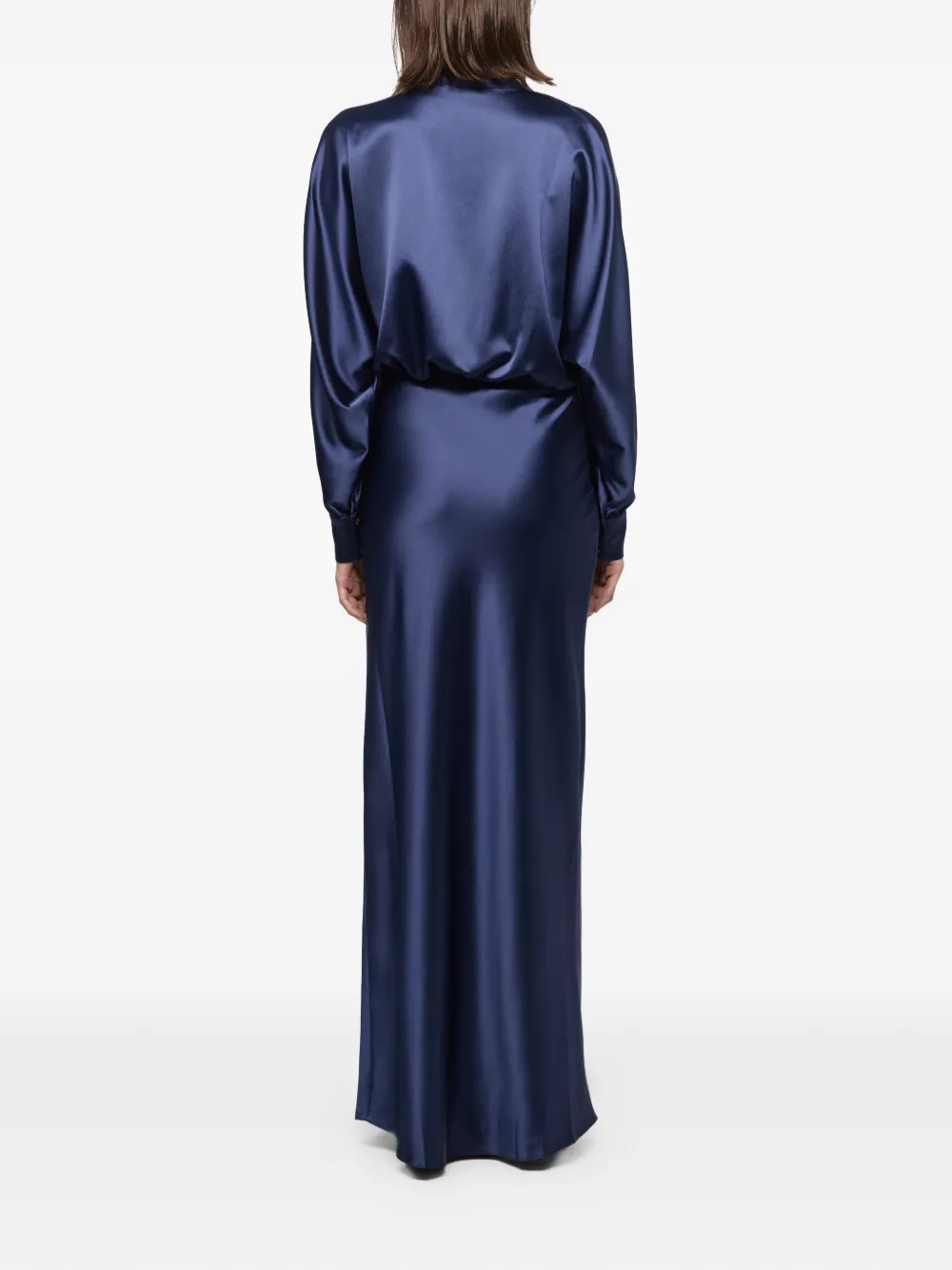 Atu Body Couture Avondjurk met V-hals Blauw