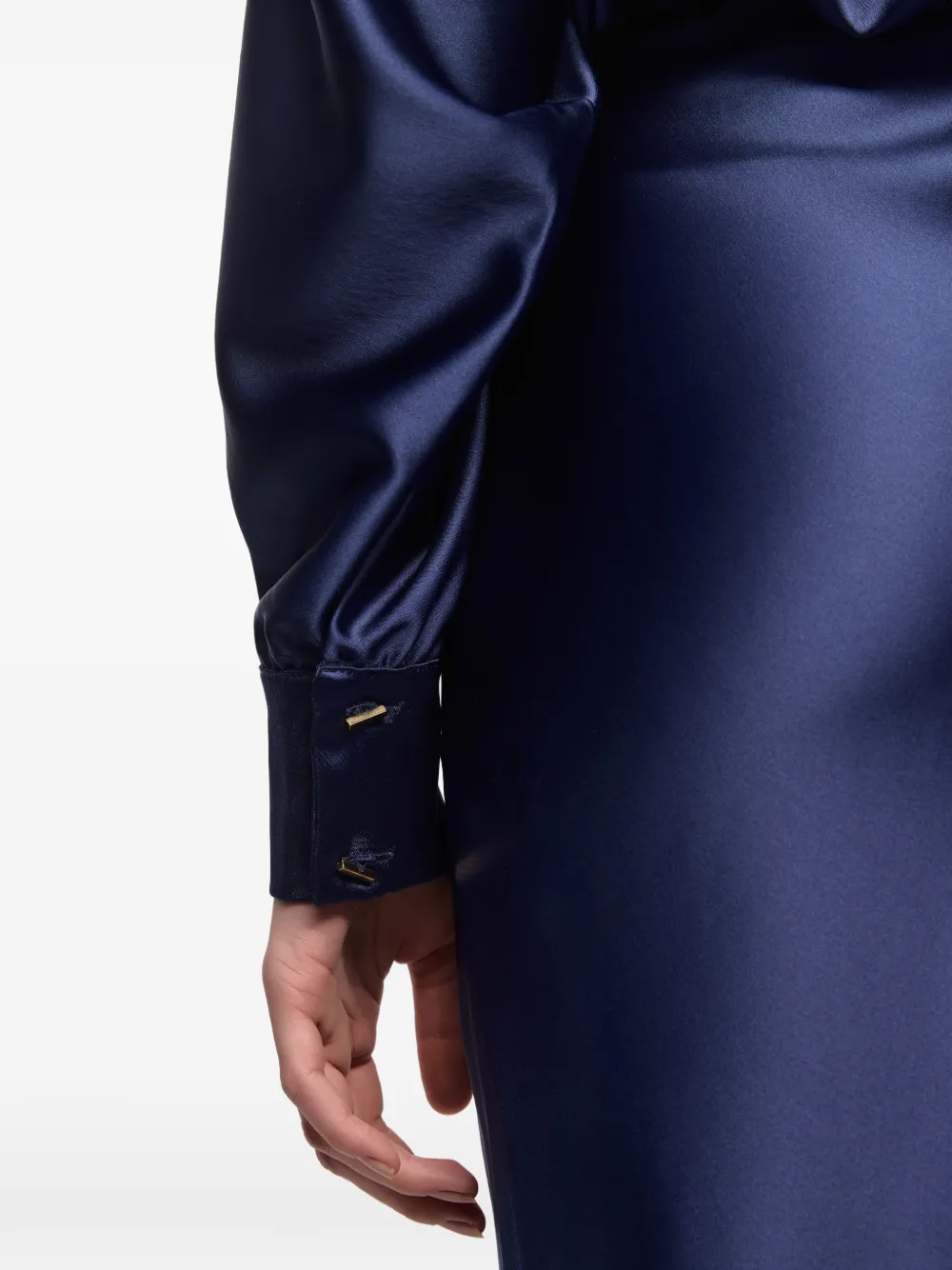 Atu Body Couture Avondjurk met V-hals Blauw
