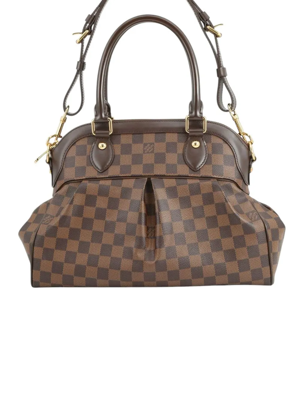 Louis Vuitton Pre-Owned 2011 Damier Ebene Trevi PM satchel - Marrone