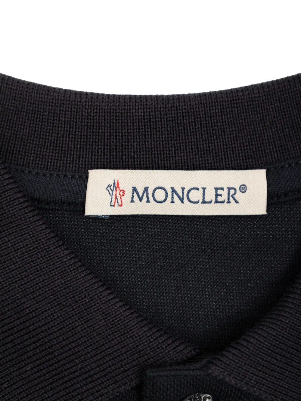 Moncler Enfant Poloshirt met lange mouwen Blauw