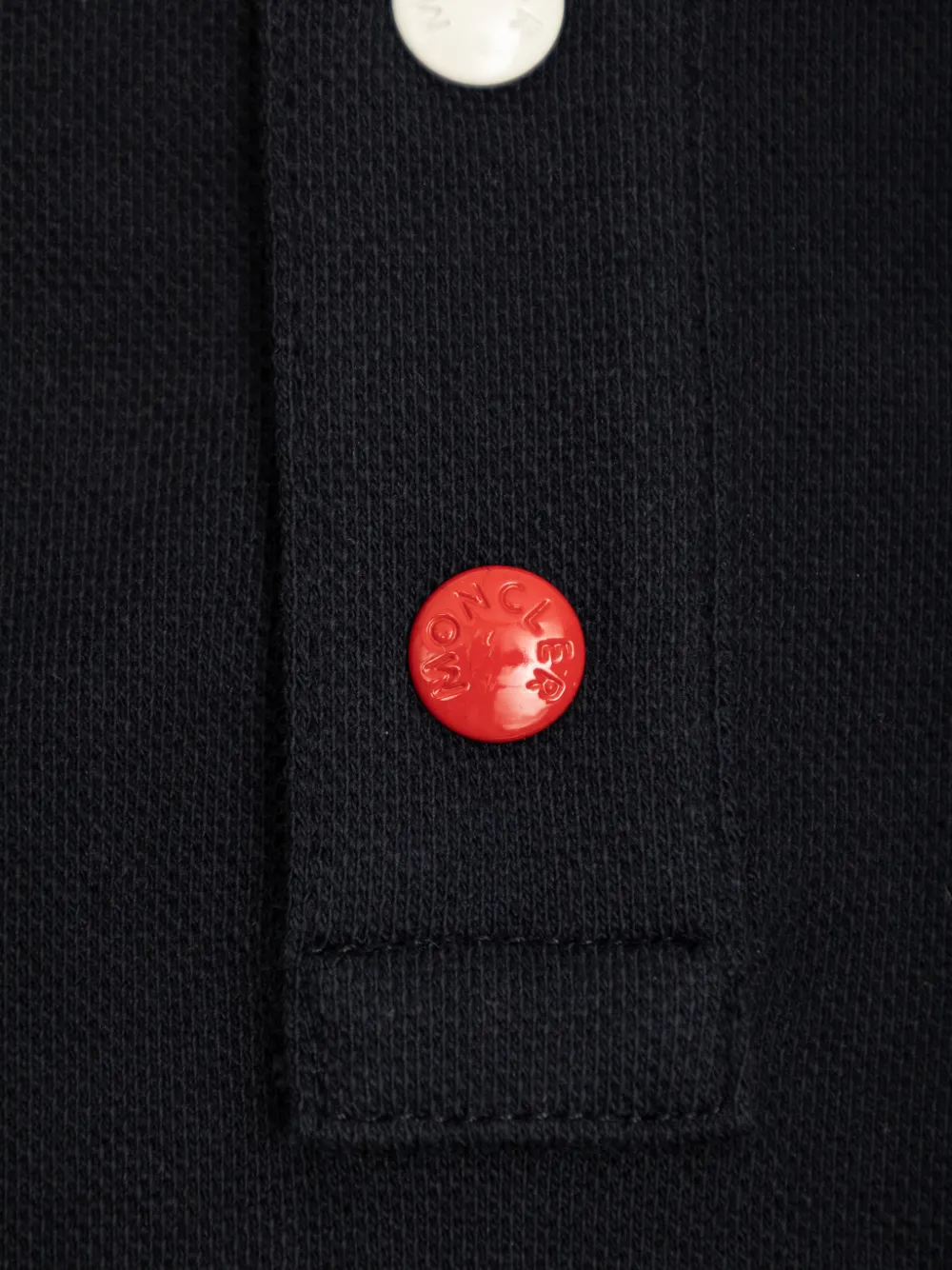 Moncler Enfant Poloshirt met lange mouwen Blauw