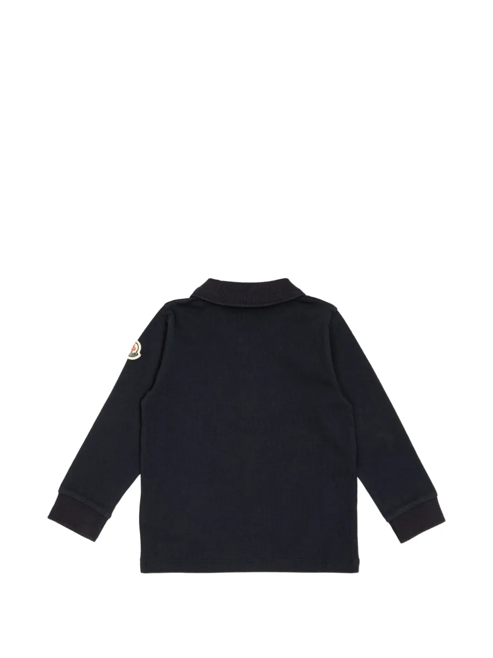Moncler Enfant long-sleeve polo shirt - Blauw