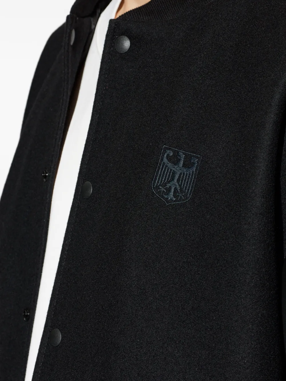 VETEMENTS Bomberjack met sterrenprint en reliëf Zwart