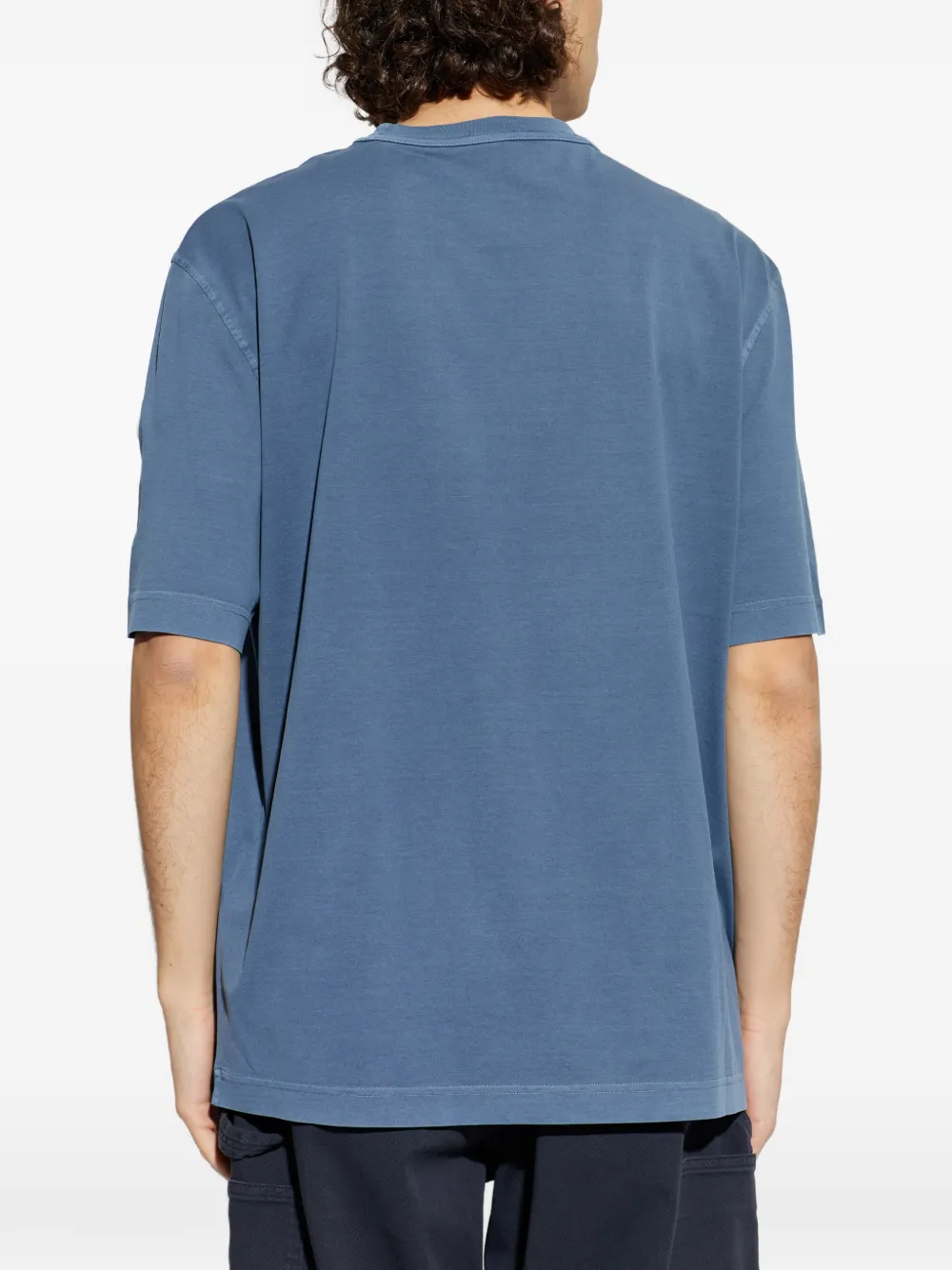 Moncler T-shirt met print Blauw