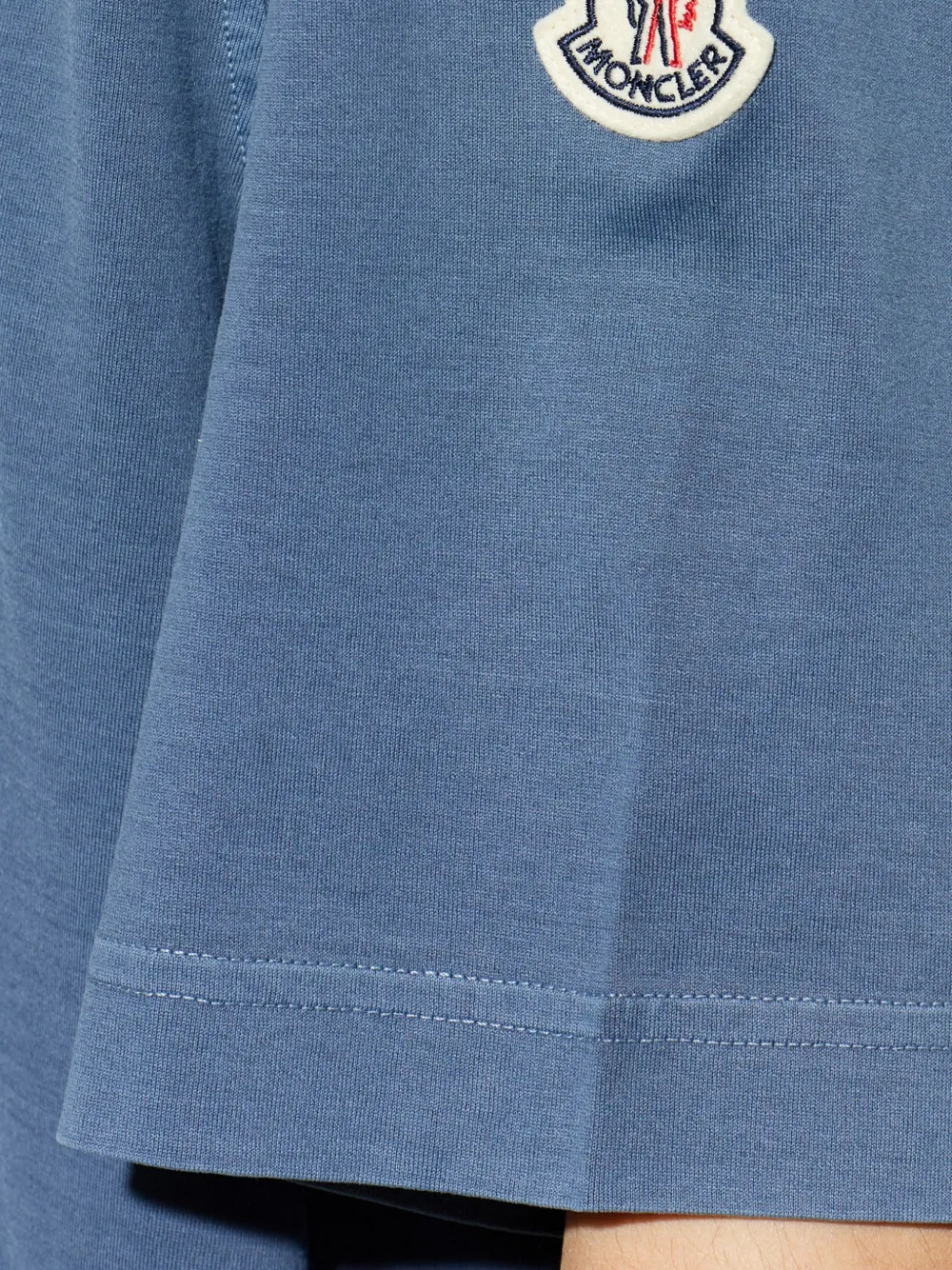 Moncler T-shirt met print Blauw