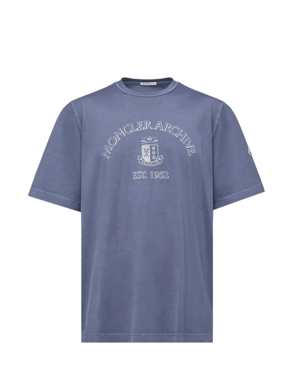 Moncler T-shirt met print Blauw