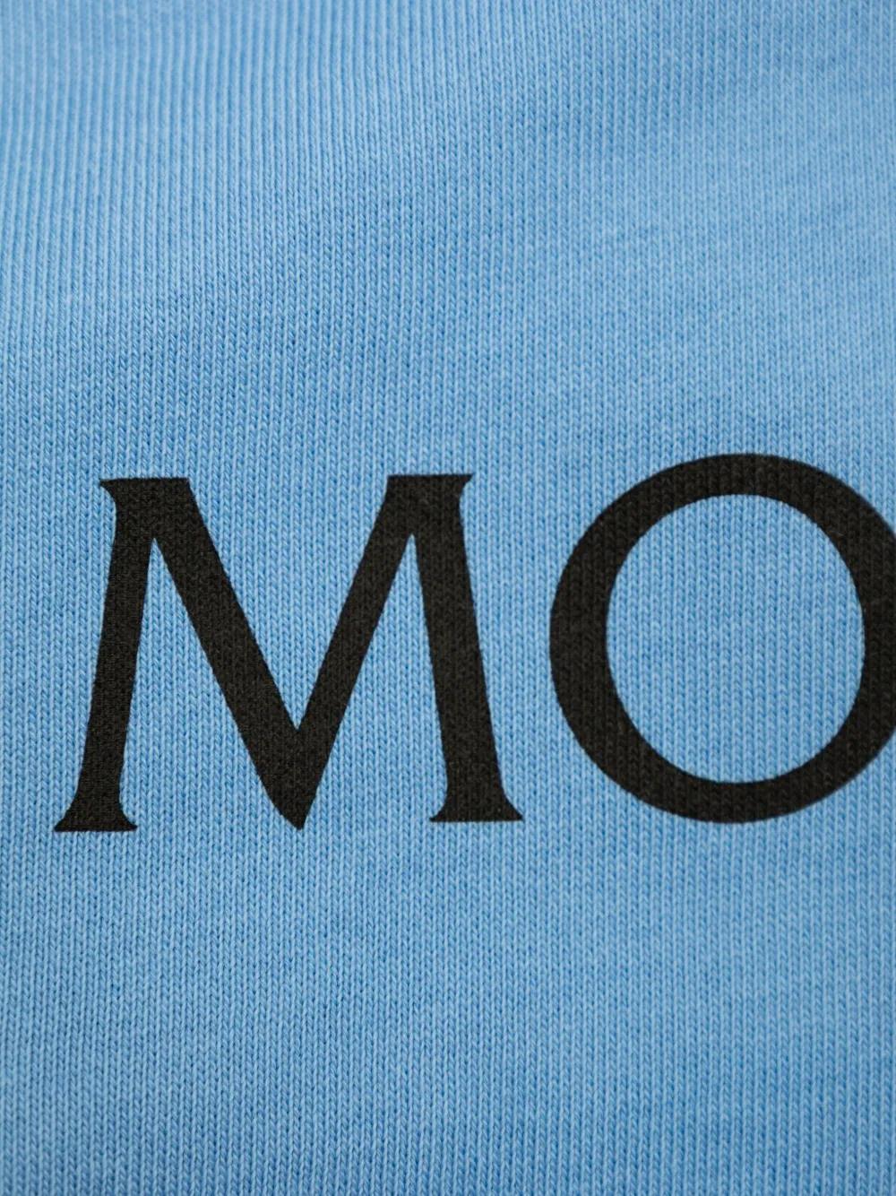 Moncler Enfant Capuchon met logo Blauw