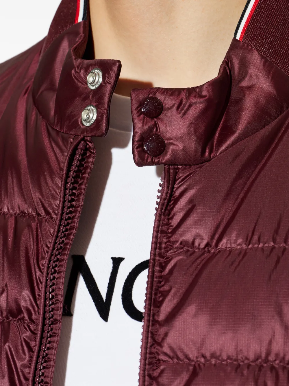 Moncler Rigel gewatteerd jack Rood