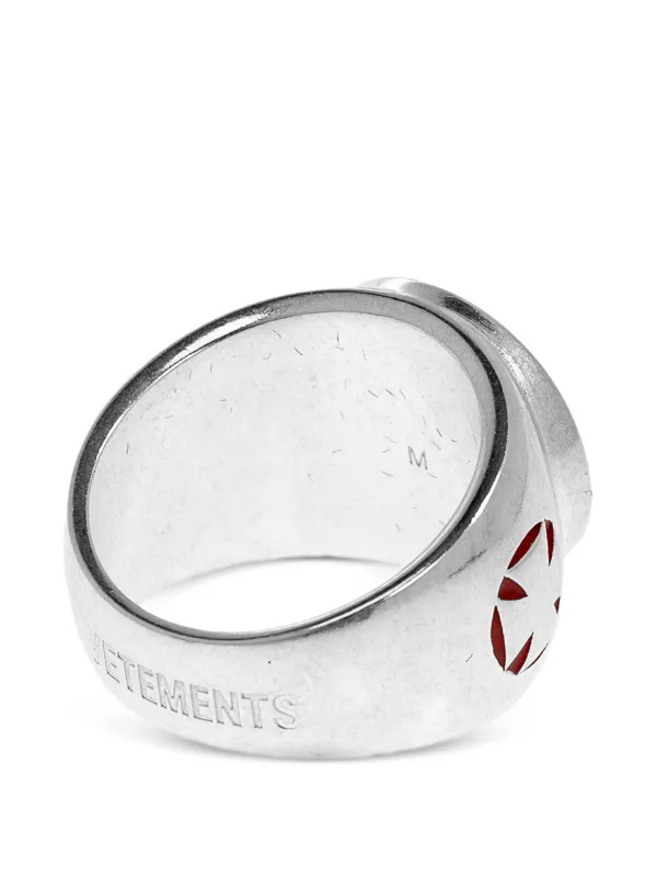 VETEMENTS Cross Ring | Silver | FARFETCH