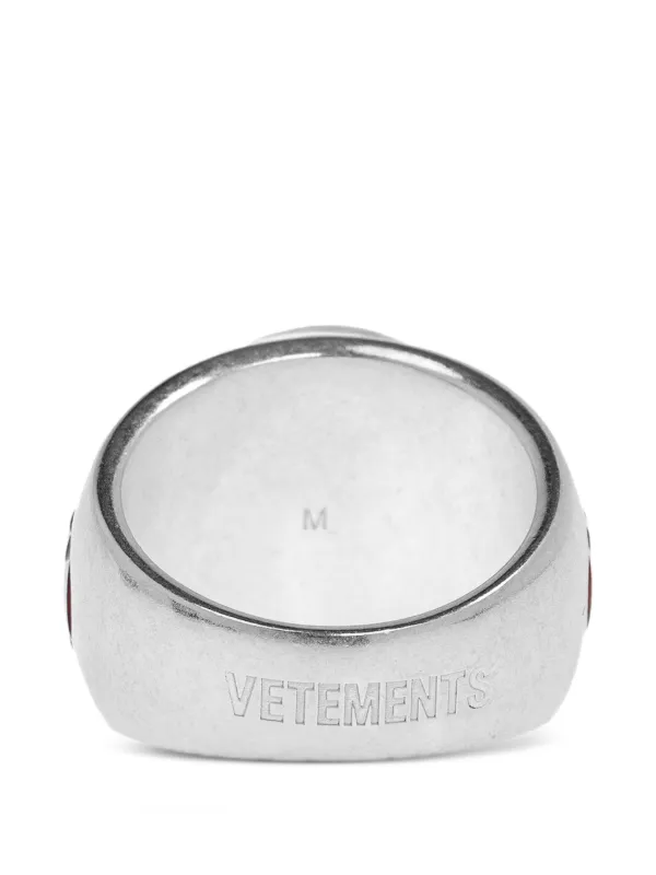 VETEMENTS Cross Ring | Silver | FARFETCH