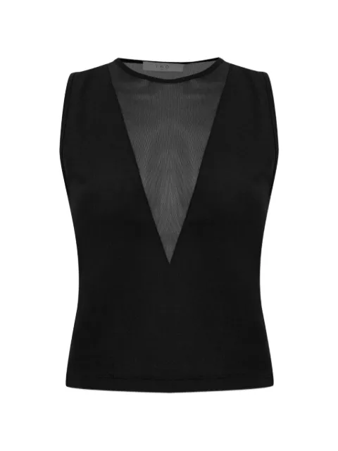 IRO Dallya sheer panel top