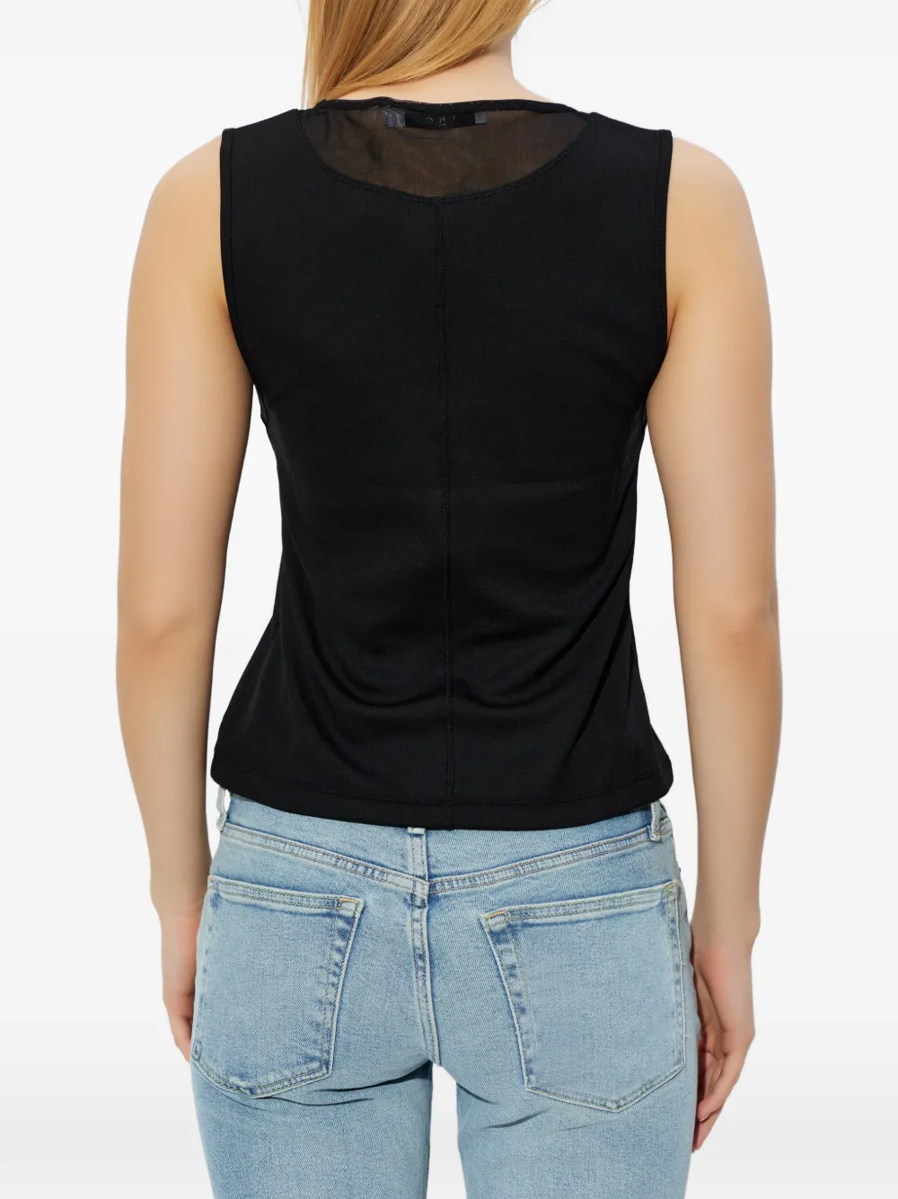 Dallya Sheer Panel Top