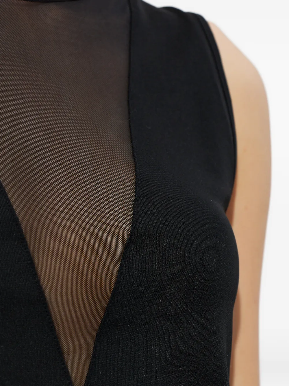 Dallya Sheer Panel Top
