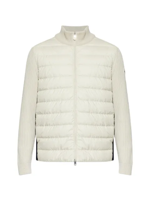 Moncler ribbed padded jacket