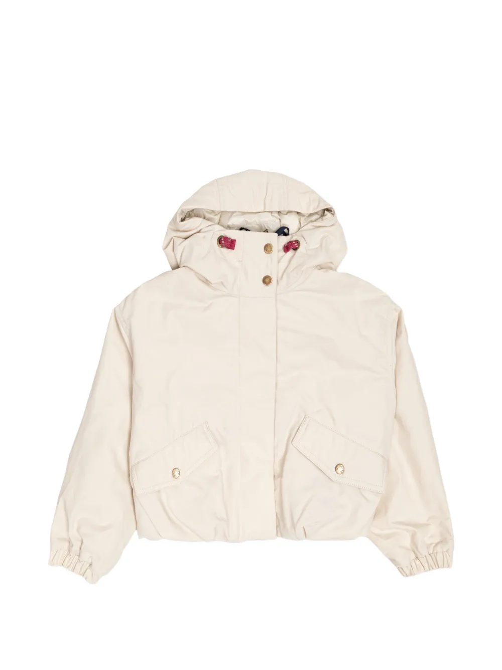 Moncler Enfant Eucalyptus jack met capuchon Beige