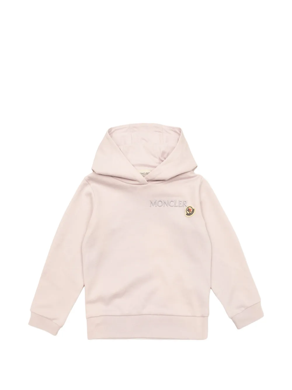 Moncler Enfant Hoodie met logo Paars