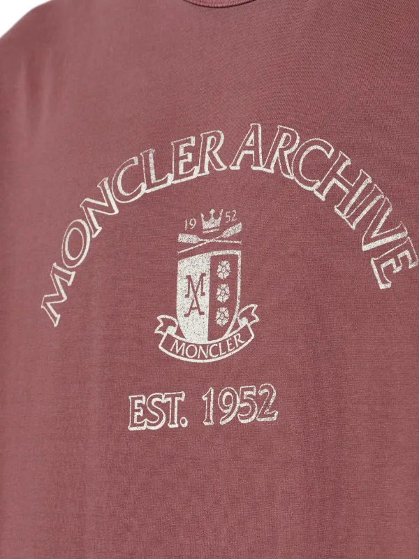 Moncler グラフィック Tシャツ | レッド | FARFETCH JP