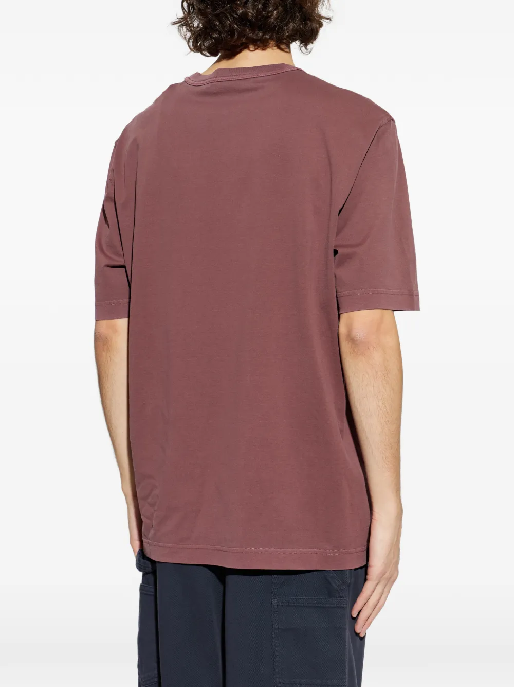 Moncler T-shirt met grafische print Rood