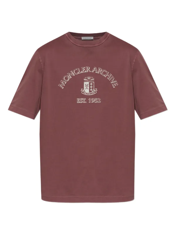 Moncler グラフィック Tシャツ | レッド | FARFETCH JP