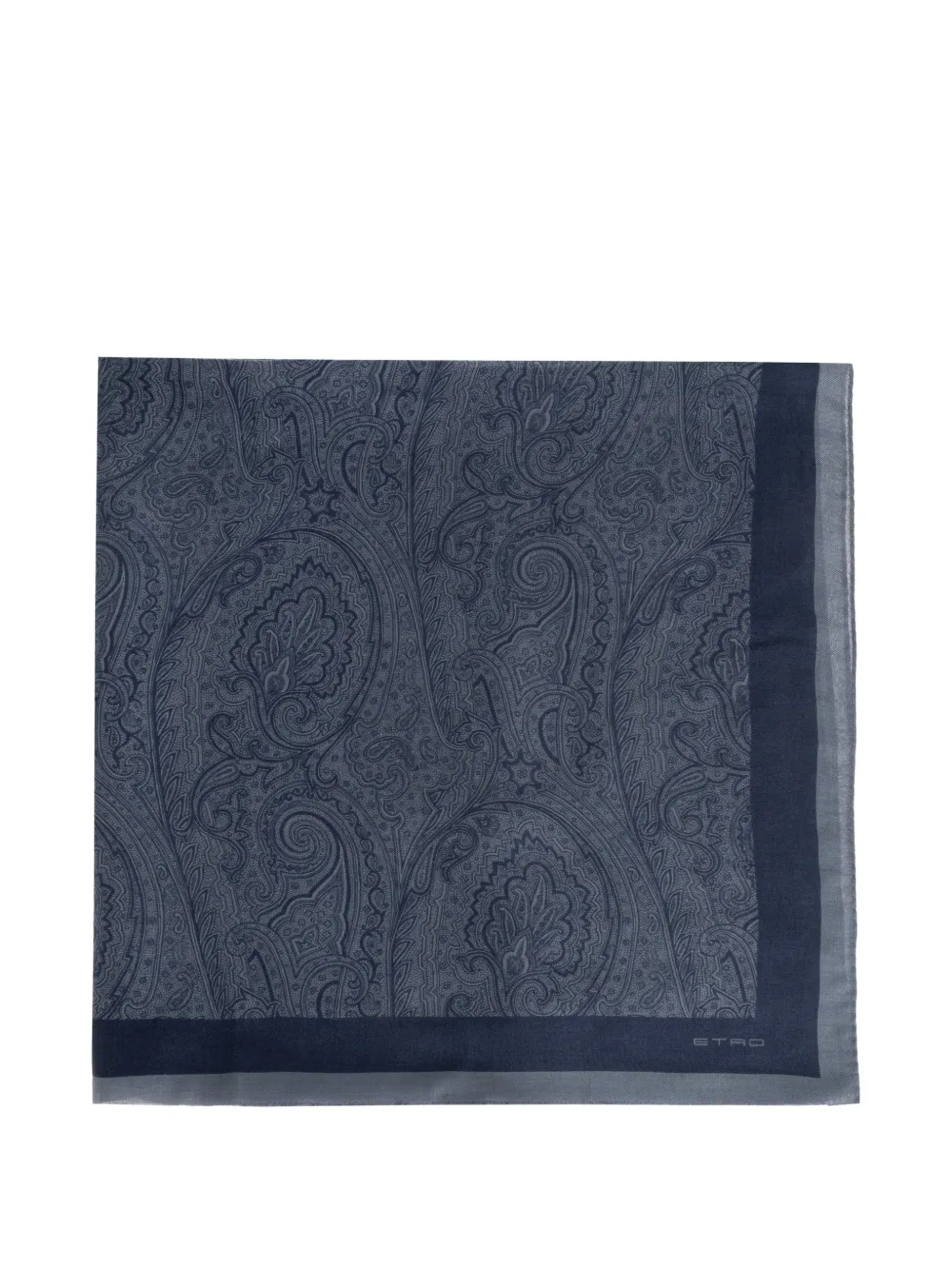 ETRO paisley-print scarf - Blu