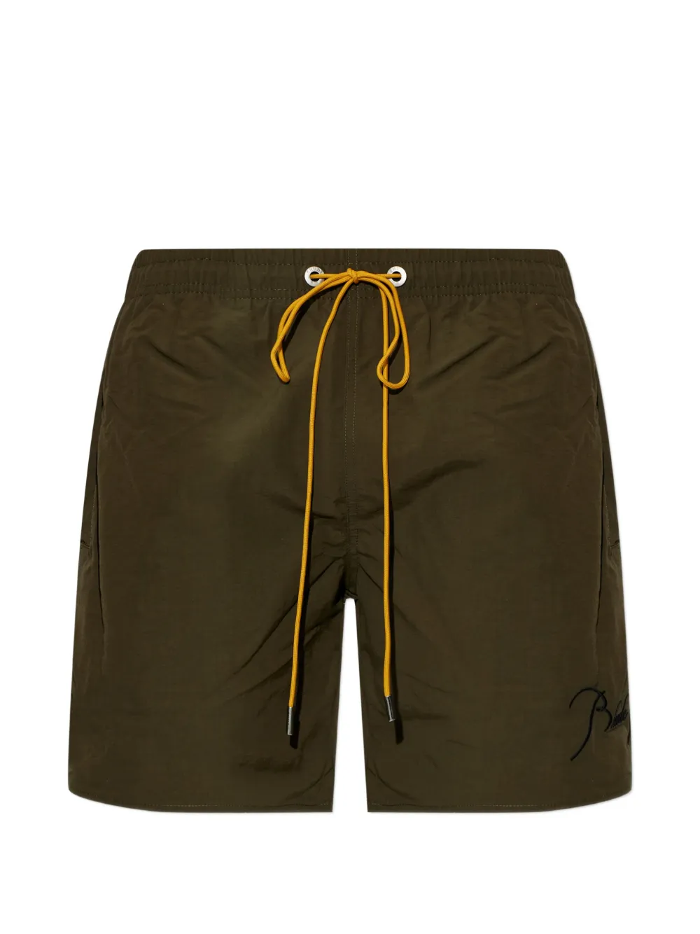 RHUDE drawstring swim shorts - Verde